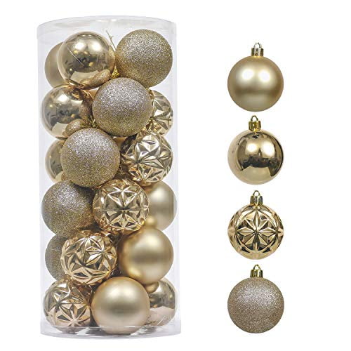 Valery Madelyn 24ct 60mm Delightful Elf Christmas Ball Ornaments Shatterproof Xmas Balls for Christmas Tree Decoration Valery Madelyn 24ct 60mm Delightful Elf Christmas Ball Ornaments Shatterproof Xmas Balls for Christmas Tree Decoration